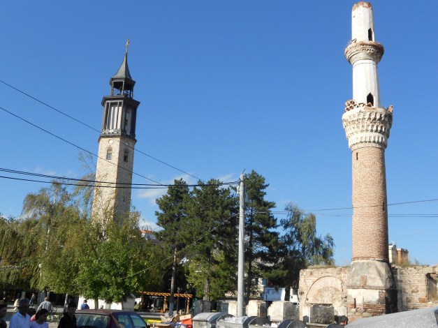 Use the mosque toweras a reference, it is vertical