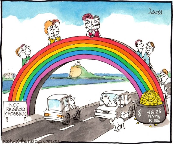 The Rainbow Crossing